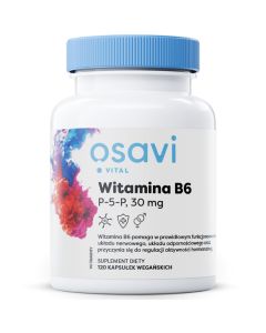 Osavi - Witamina B6 P5P 30mg - 60 lub 120 kapsułek 