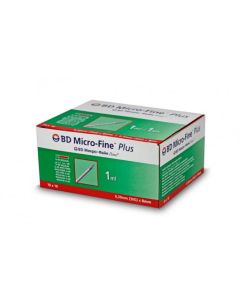 Strzykawki insulinowe BD Micro-Fine Plus 1ml/40 j.m. z igłą 0,30x8mm