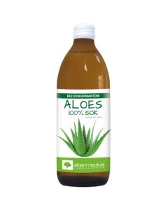 Alter Medica Sok 100% z aloesu 500 ml *długi termin przydatności*