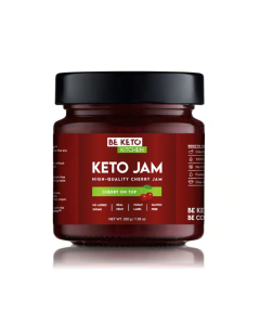BeKeto Keto Dżem - dietetyczny różne smaki - 200g - Wiśniowy