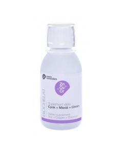 Invex Remedies Biochelat Zn-Cu-Cr  Dla osób Otyłych, Z problemami łaknienia słodyczy, Odkwasza organizm 150 ml