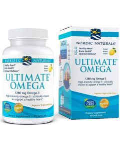 Nordic Naturals Ultimate Omega, 1280mg - cytryna - 60/180 kapsułek