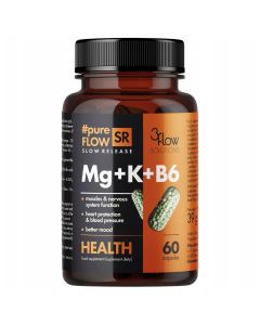 3Flow Solutions pureFLOW SR Mg+K+B6 – 60 kapsułek