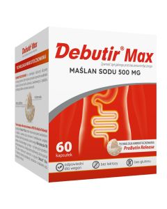Polpharma Debutir Max 500 mg x 60 kapsułek