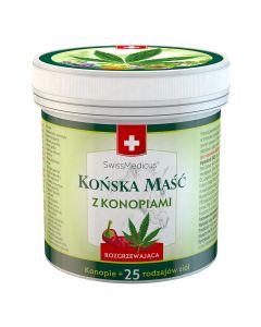 Końska maść z konopiami rozgrzewająca SwissMedicus
