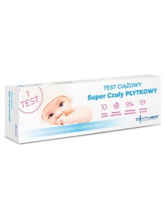 Diather Test Ciążowy hCG Super Czuły Płytkowy