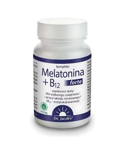 Dr Jacobs Melatonina + B12 forte *90 tab