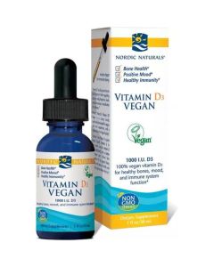 Nordic Naturals Witamina D3 dla wegan 1000 IU - 30 ml