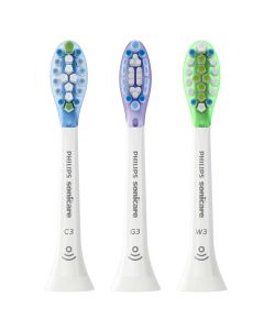 Końcówki do szczoteczki Philips Premium Mix White HX9073/07 - 3 sztuki