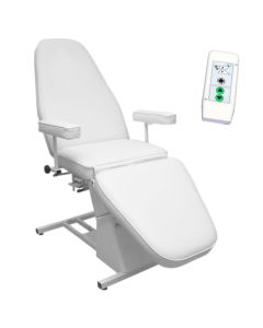 BIOMAK Fotel ster. elektr. FE-301 biały ( poduszka bez otw. + podłokietniki białe)