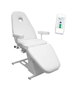 BIOMAK Fotel ster. elektr. FE-301 biały ( poduszka z otw. bez podłokietników)