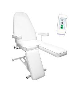 BIOMAK Fotel ster.elektr. do pedicure FE-602 biały ( poduszka bez otw. bez podłokietników)