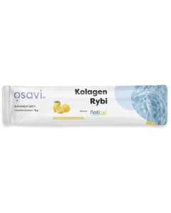Osavi Kolagen Rybi z Dzikiego Dorsza, Cytryna 12 gr saszetka