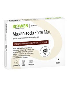 BIOWEN Maślan sodu [ BLISTRY ] - 15 kaps.