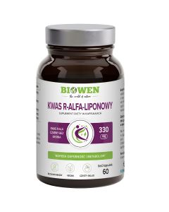 BIOWEN Kwas R-alfa-liponowy - 60 kaps.