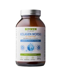 BIOWEN Kolagen Morski - 3X PEPTYDY - 225 g