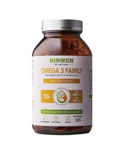 BIOWEN Omega 3 TG Family - 720mg EPA,480mg DHA - 225 kaps