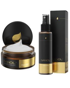 Everett Cosmetics NANOIL Odżywcza maska do włosów z keratyną