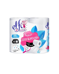 Papier toaletowy Elfi 100% celuloza - 4 rolki