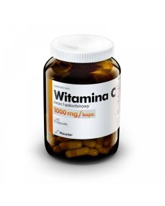Witamin C 1000mg Hauster wspomaga funkcjonowanie układu odpornościowego  60 lub 120 kapsułek