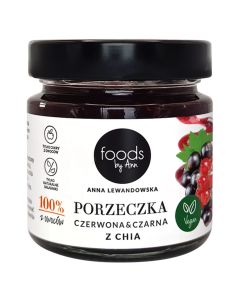 Dżem Czerwona & Czarna Porzeczka z Chia Foods by Ann 200g – bez cukru