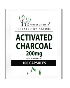 Forest Vitamin Węgiel aktywowany 200 mg - 100 kapsułek