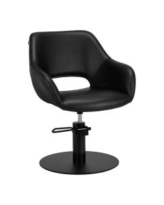 Fotel fryzjerski Gabbiano Morena Modern - Czarny