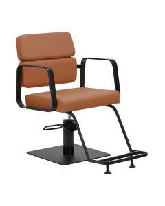 Fotel fryzjerski Gabbiano Porto - regulacja wysokości - Pomarańczowy