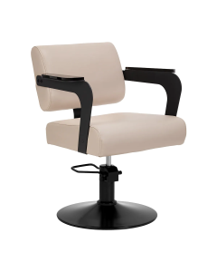 Fotel fryzjerski Hair System Jet Latte Beżowy