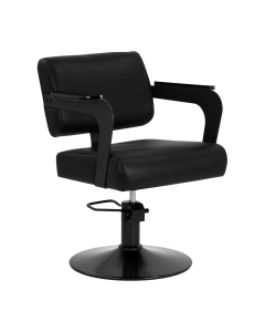 Fotel fryzjerski Hair System Jet Noir Czarny