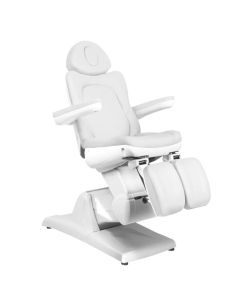 Azzurro Fotel kosmetyczny elektr. Azzurro 870S pedi 3 siln. biały