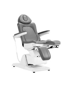 Azzurro Fotel kosmetyczny elektr. Azzurro 870S pedi 3 siln. szary