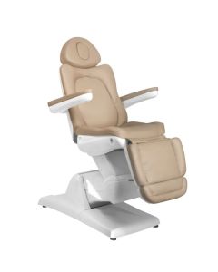 Fotel kosmetyczny elektr. Azzurro 870 3 siln. cappuccino