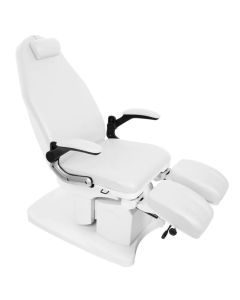 Azzurro Fotel podologiczny elektr. Azzurro 709A 3 siln. biały