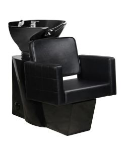 Gabbiano myjnia fryzjerska Ankara czarna/czarna misa