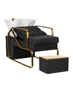 Gabbiano myjnia fryzjerska Diana złoto czarna