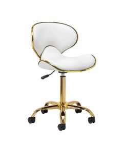 Gabbiano Taboret kosmetyczny Q-4599G - Biały