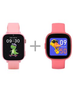 Garett Zestaw Kids Nice Pro 4G różowy + Kids Fit różowy
