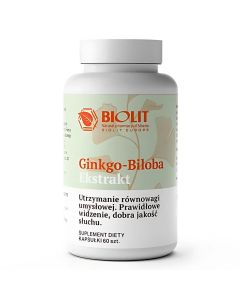 Ginkgo – Biloba 197 kapsułek | Wsparcie pamięci, koncentracji i krążenia – AlmaMed