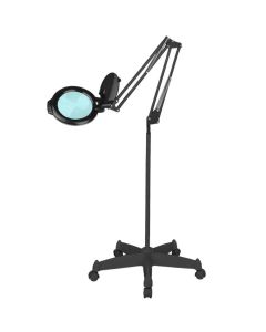 Glow Lampa lupa led Glow Moonlight 8012/5" black ze statywem
