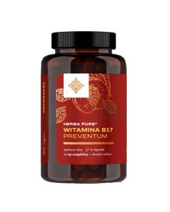 Herbamedicus WItamina B17 amigdalina 25mg - 60 kapsułek