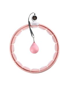 HMS Hula Hop HHM15 z magnesami i obciążnikiem + licznik - różowy