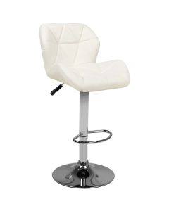 Activeshop Hoker barowy M01 pikowany regulowany biały
