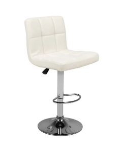 Activeshop Hoker barowy M06 pikowany regulowany białe
