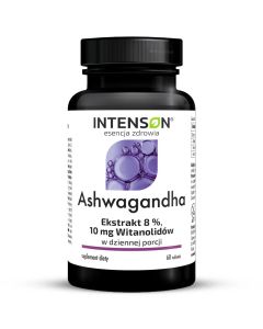 Intenson Ashwagandha 10mg witanolidów - 60 tabletek