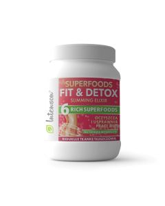 Intenson Fit & Detox Slimmig Elixir - Naturalny koktajl na odchudzanie i oczyszczanie organizmu - 400g