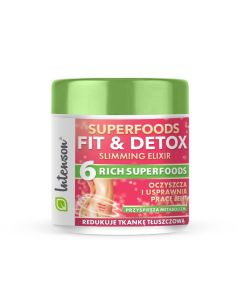 Intenson Fit & Detox Slimmig Elixir - Naturalny koktajl na odchudzanie i oczyszczanie organizmu - 135 g