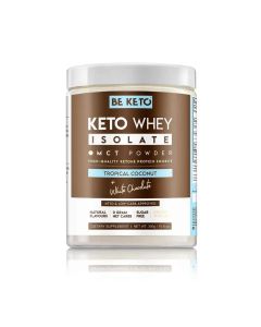 Keto izolat białka z olejem MCT kokos i biała czekolada