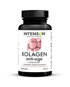 Kolagen Anti-Age z kwasem hialuronowym i witaminą C 500mg, 120 tabletek