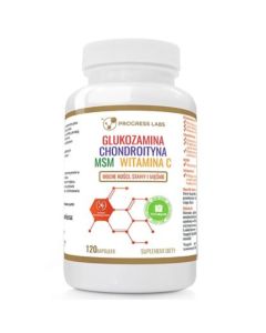 Kompleks stawowy Progress Labs Glukozamina MSM - 120 kapsułek